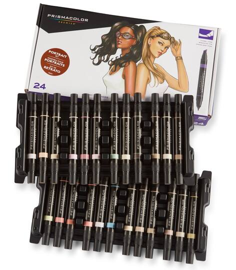 Prismacolor Premier Art Markers 24 Color Portrait Set